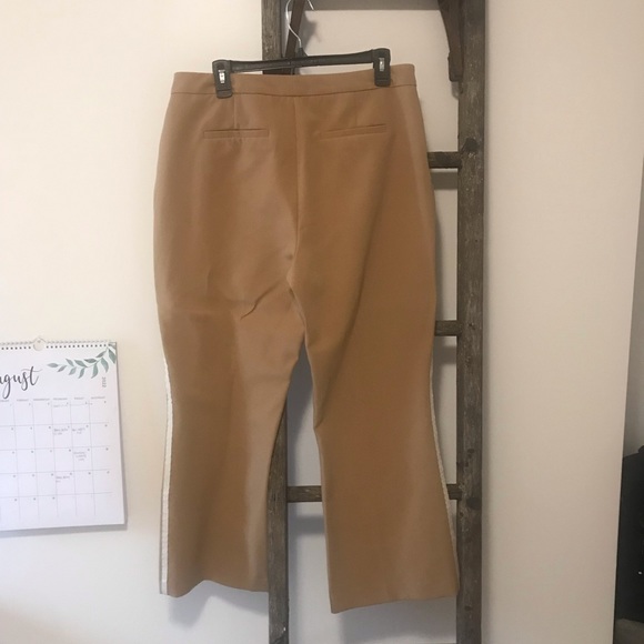 Nine West Tan Kick Flare Trouser Pants - Picture 4 of 7